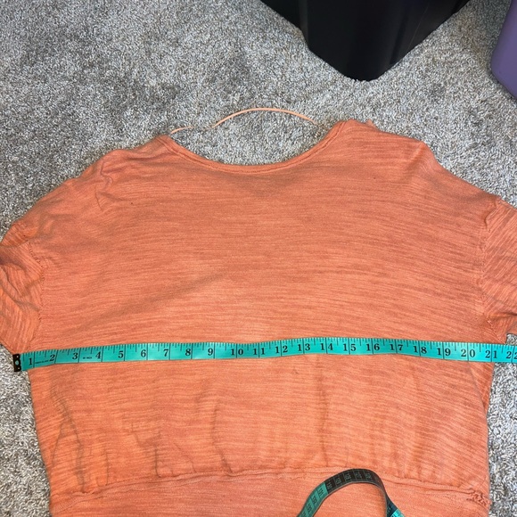 Free People 5 star sweet cinnamon tee Size XS OVERSIZED can fit medium - Picture 9 of 10